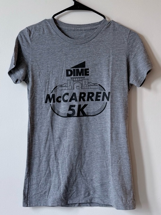 Tops - DIME McCarren 5K Gray Graphic Tee